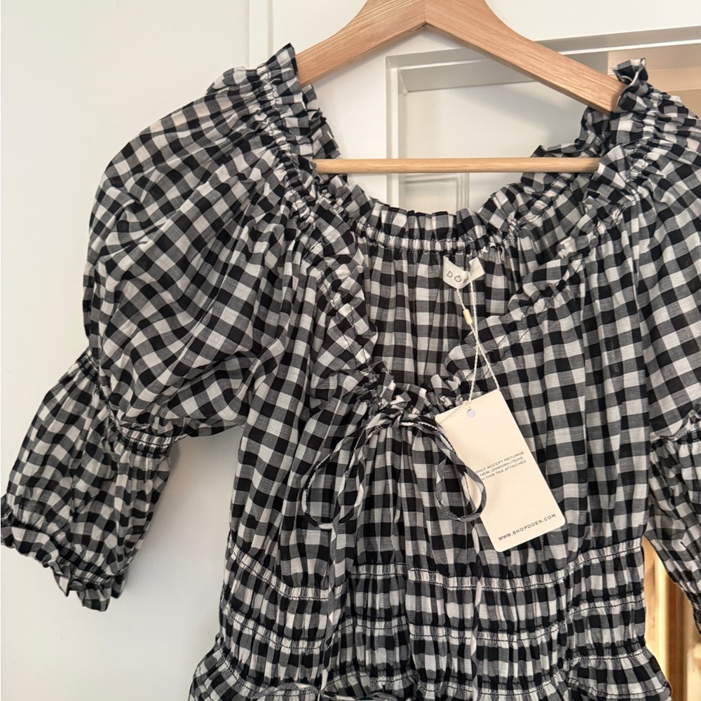 Doen Ischia Noir Gingham - Small